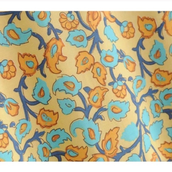 SOLD OUT Golden Fields Bohemian Kimono Wrap Robe - Picture 8 of 8